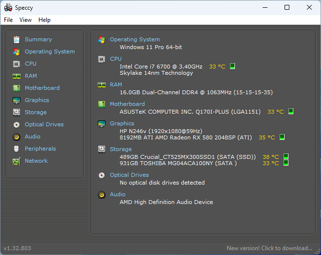 Gaming PC - i7-6700 - RX580 - AVAILABLE PERTH LOCAL ONLY PC411 - Image 3