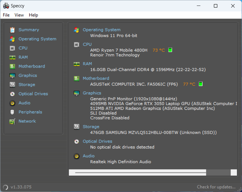 Gaming Laptop - R7-4800H - RTX3050 - AVAILABLE PERTH LOCAL ONLY PC448 - Image 4